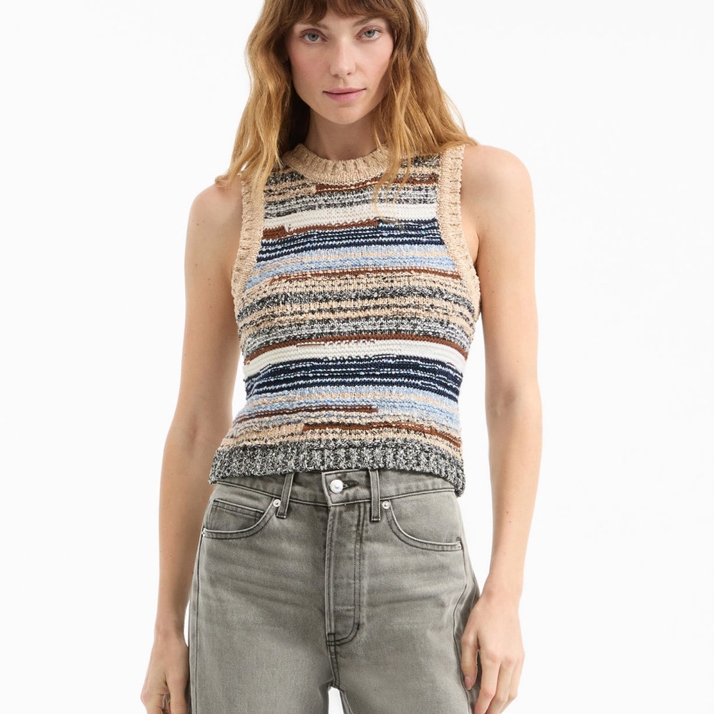 Veronica Beard Multicolor Knit Sweater
